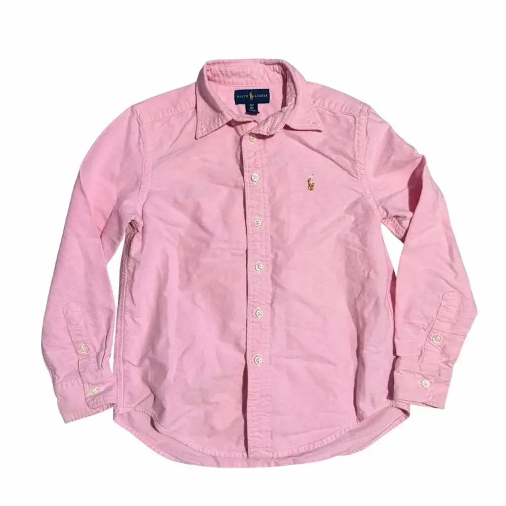 Polo Ralph Lauren Boy's Cotton Oxford Sport Shirt Size Small/8
